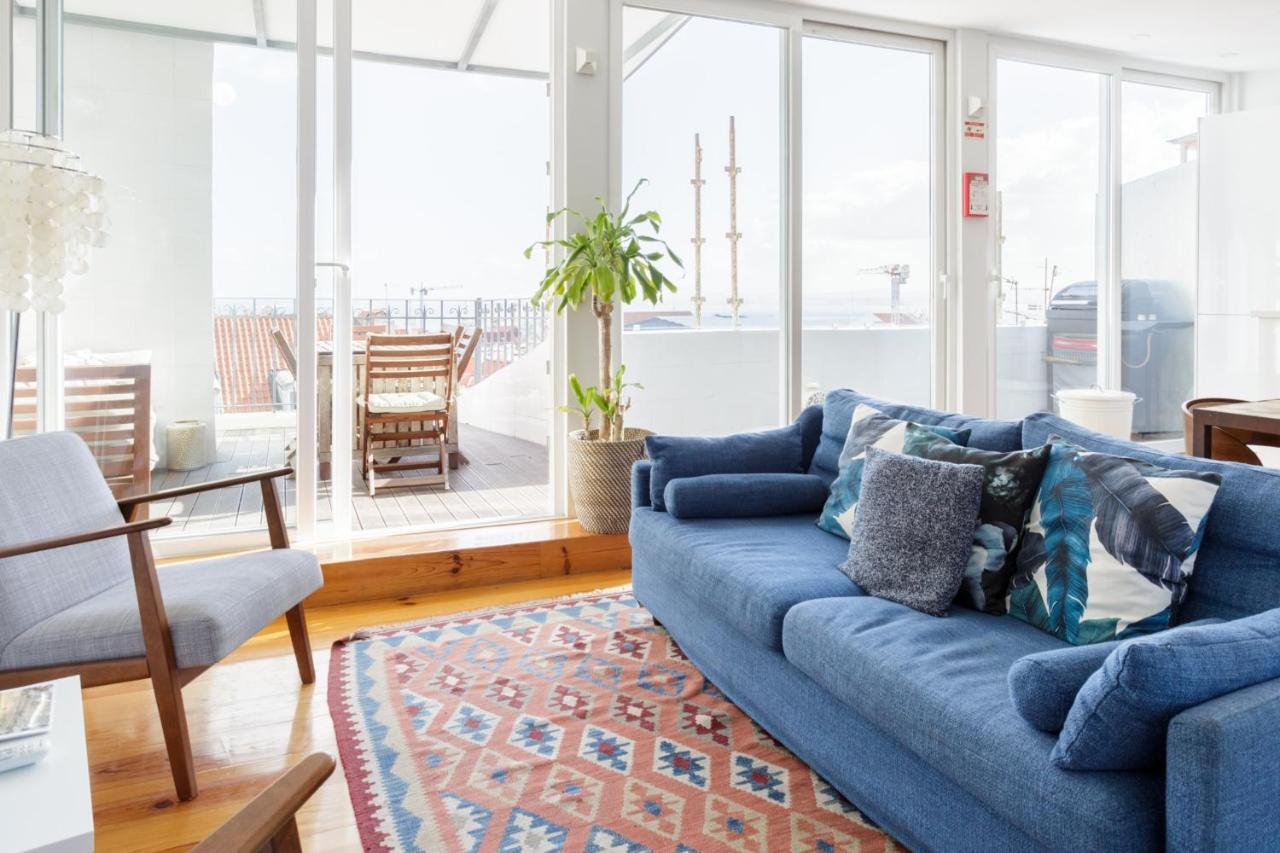 Amazing Rooftop Terrace With River And Historic City View 4 Bedrooms 4 Bathrooms Ac 19Th Century Building Chiado 리스본 외부 사진