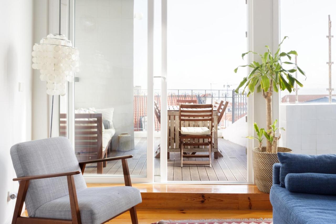 Amazing Rooftop Terrace With River And Historic City View 4 Bedrooms 4 Bathrooms Ac 19Th Century Building Chiado 리스본 외부 사진